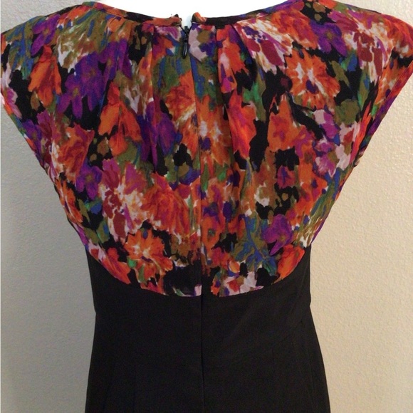 AB Studio Colorful Floral Midi Dress - Picture 4 of 6